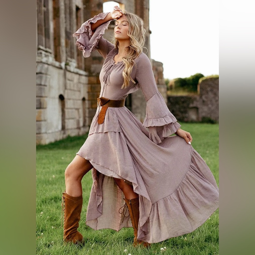 NWT Joyfolie Devin Dress in Lavender Fog Size Small